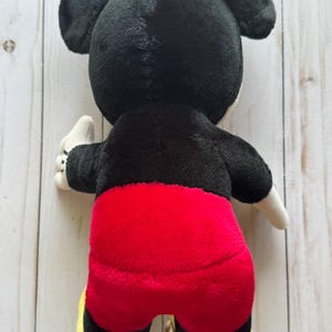 Vintage Pair of Mickey Mouse Plush Stuffed Animals 1980s image 5