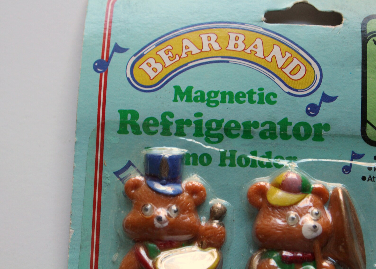 Vintage Set of 6 Bear Band Fridge With Googly Eyes Etsy