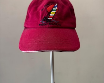 Sombrero ajustable vintage Fun Plaza de Myrtle Beach, Carolina del Sur, década de 1990