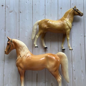 Vintage Pair of Breyer Horse Toys 1950s