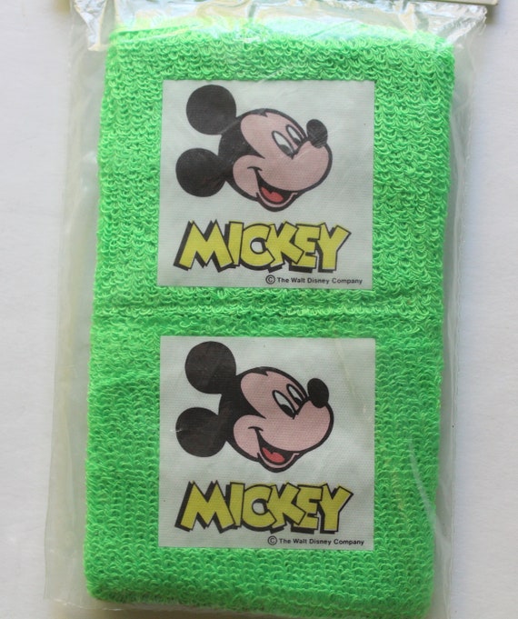 Vintage Walt Disney Mickey Mouse Neon Wristband 19