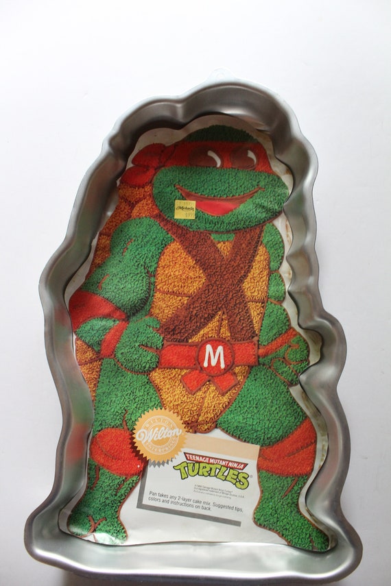 Vintage Michelangelo Teenage Mutant Ninja Turtles Wilton Cake Pan
