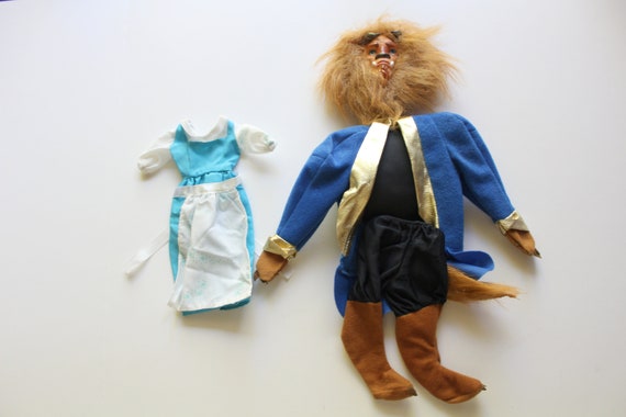 Vintage Beauty And The Beast And Belle Doll Kostum 1991 Etsy