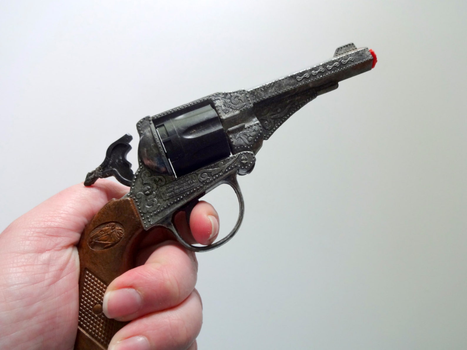 Vintage Edison Giocattoli Toy Cap Gun 1960s Etsy