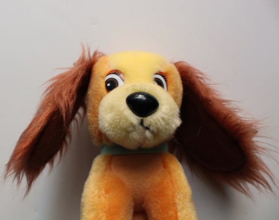 希少★WALT Disney's Lady and the TRAMPぬいぐるみ Vintage Walt Disney's Lady and the Tramp Stuffed Animal Plush