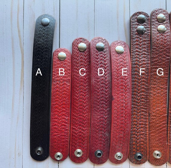 Vintage Handmade Triangle Aztec Pattern Stamped L… - image 4