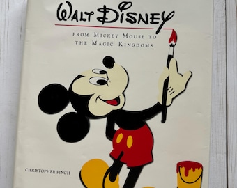 Vintage The Art of Walt Disney, van Mickey Mouse tot The Magic Kingdoms, hardcover boek 1983