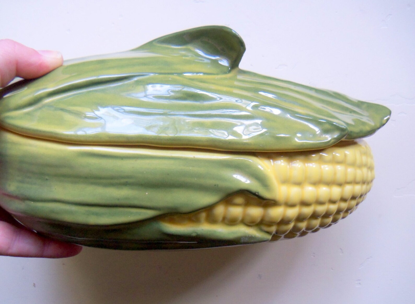 Vintage Shawnee King Corn Casserole Dish with 2 Corn Holders Etsy