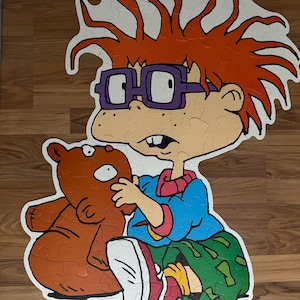 Vintage Mattel Nickelodeon Rugrats My Size Chuckie-puzzel 1997