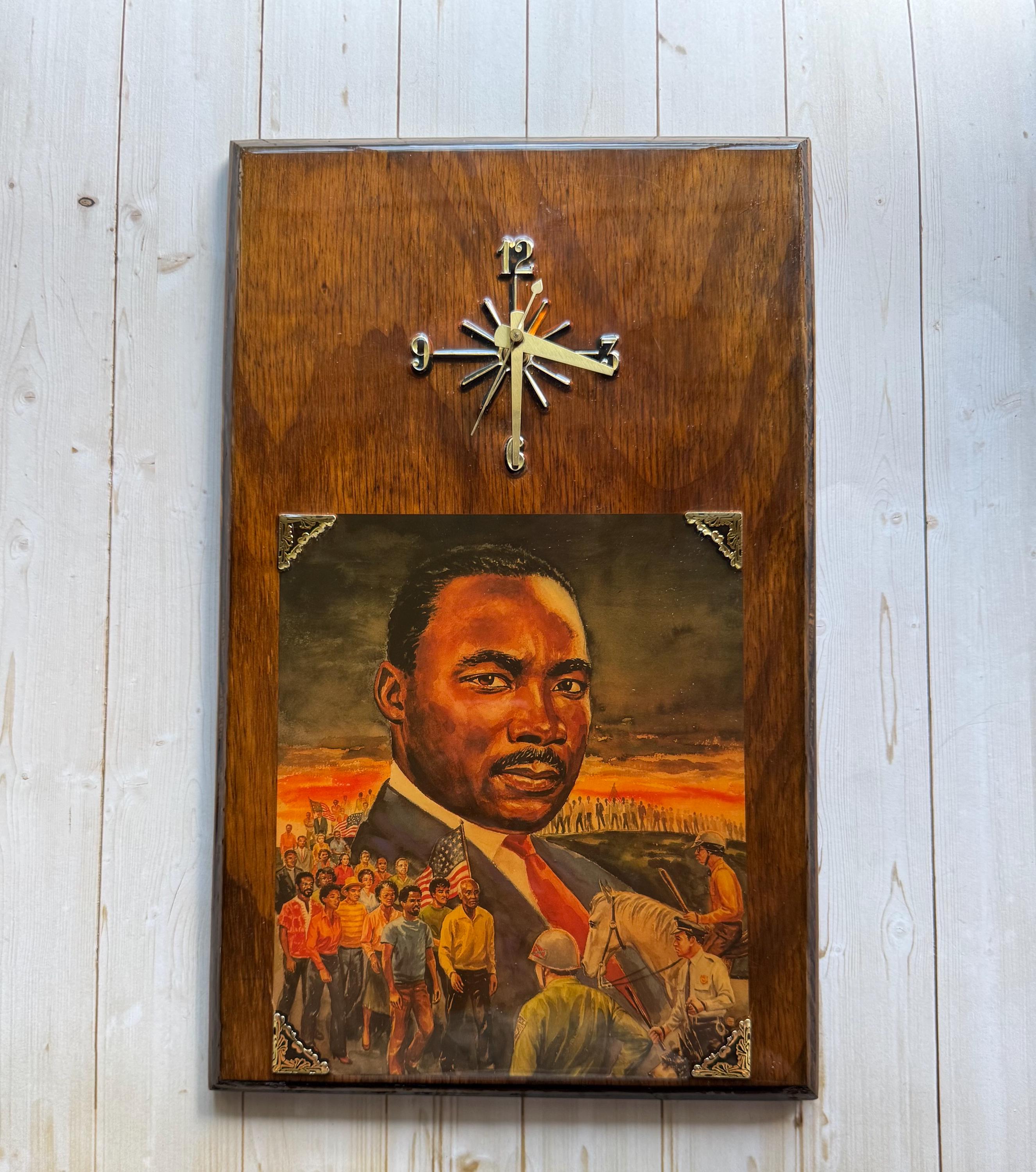 キング牧師 置時計 Martin Luther Clock - Etsy