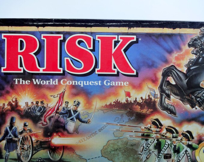 Vintage Parker Brothers Risk Board Game 1993 Etsy