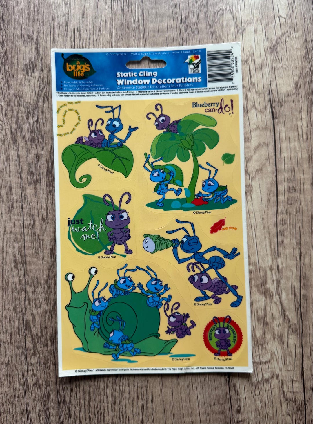 Vintage A Bug’s Life Window Cling Decals 1998 - Etsy