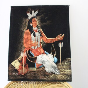 Native America Velvet Painting - Etsy