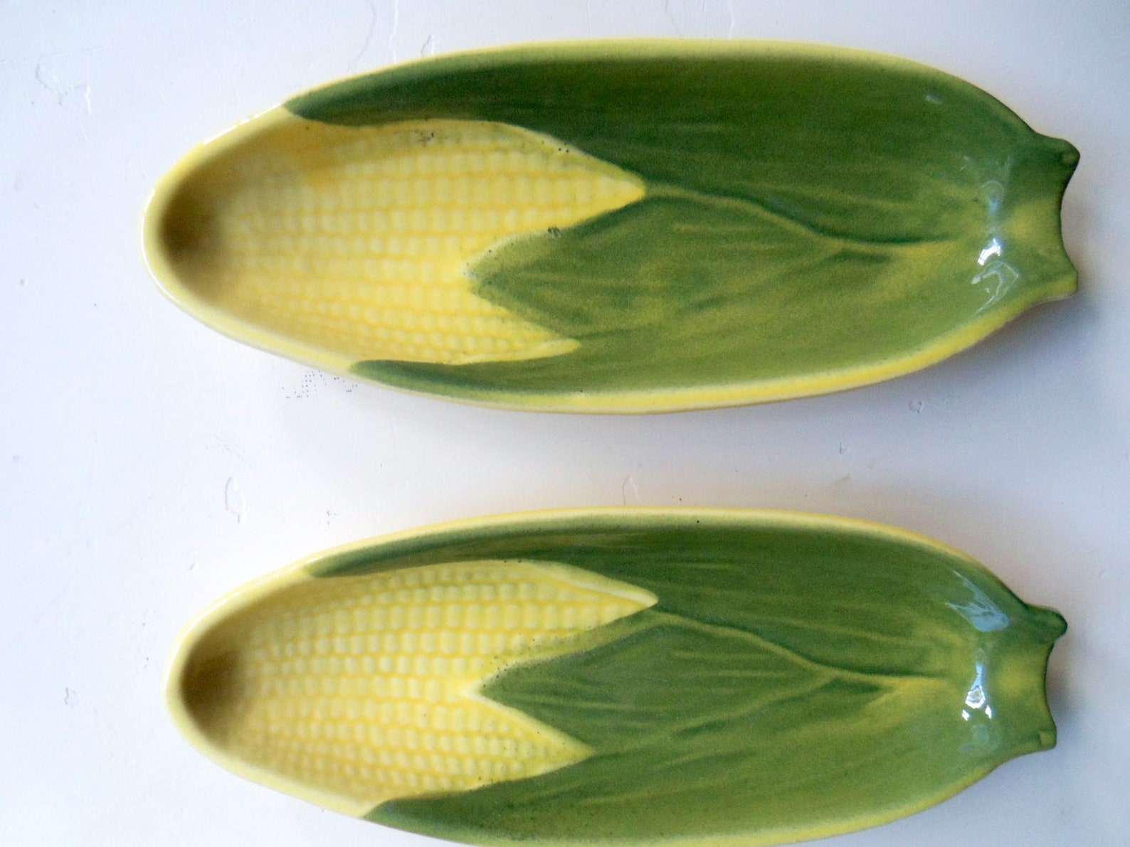 Vintage Shawnee King Corn Casserole Dish with 2 Corn Holders Etsy