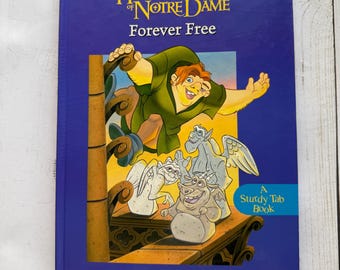 Vintage Walt Disney's The Hunchback of Notre Dame Forever Free Hardback Children's Book 1996
