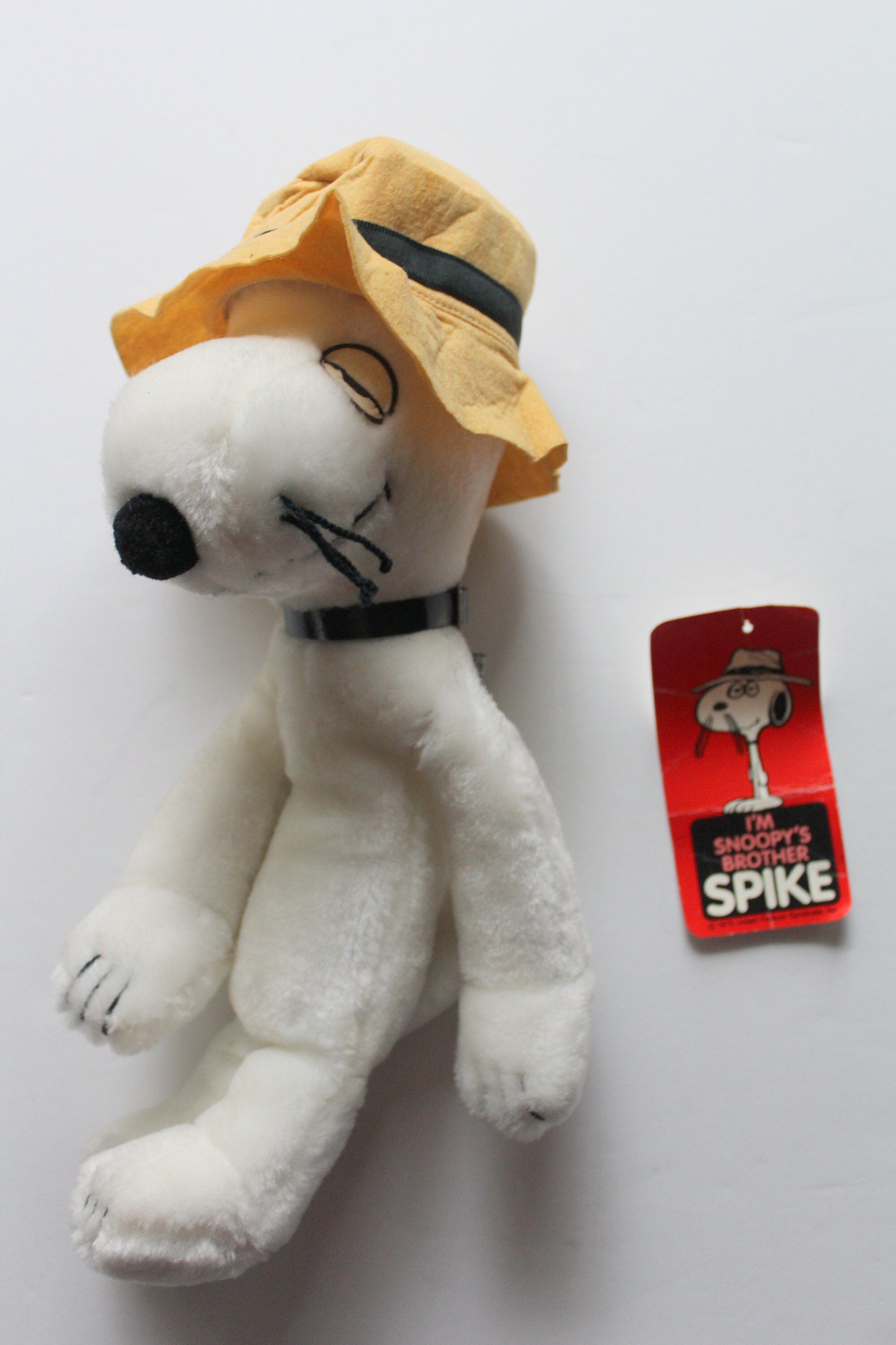 Vintage Peanuts Snoopy's Brother Spike 12 Inch Plush Dog Stuffed