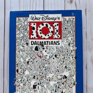 Vintage Walt Disney's The 101 Dalmatiner Hardcover Kinderbuch 1991