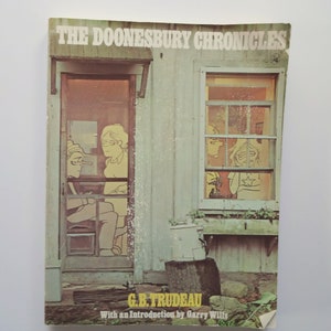 Vintage The Doonesbury Chronicles Comic Strip Book By G.B. Trudeau 1975