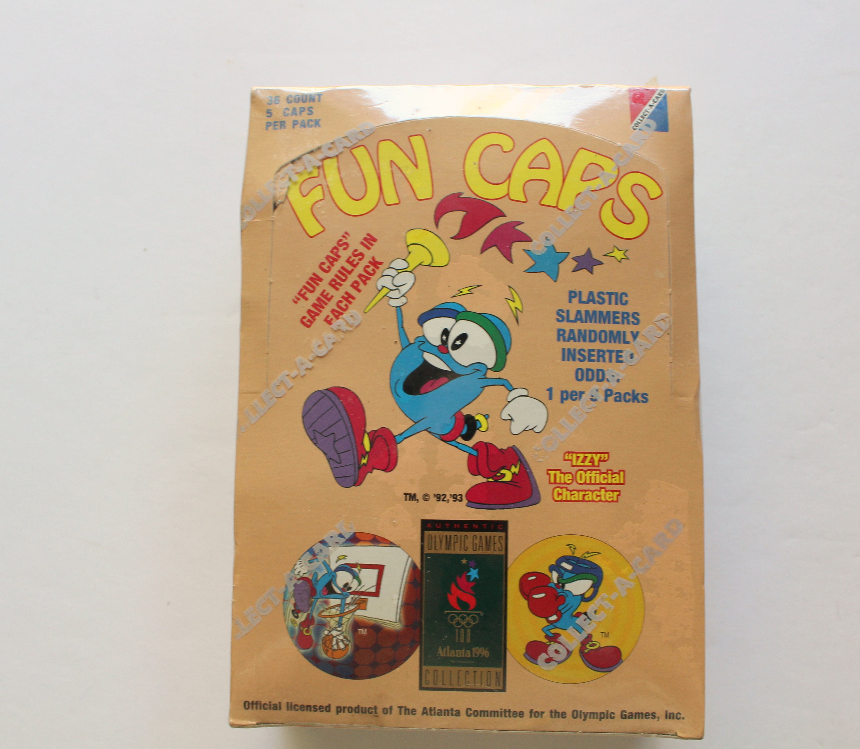 Vintage Atlanta Olympics Izzy Mascot Fun Caps 1996 - Etsy