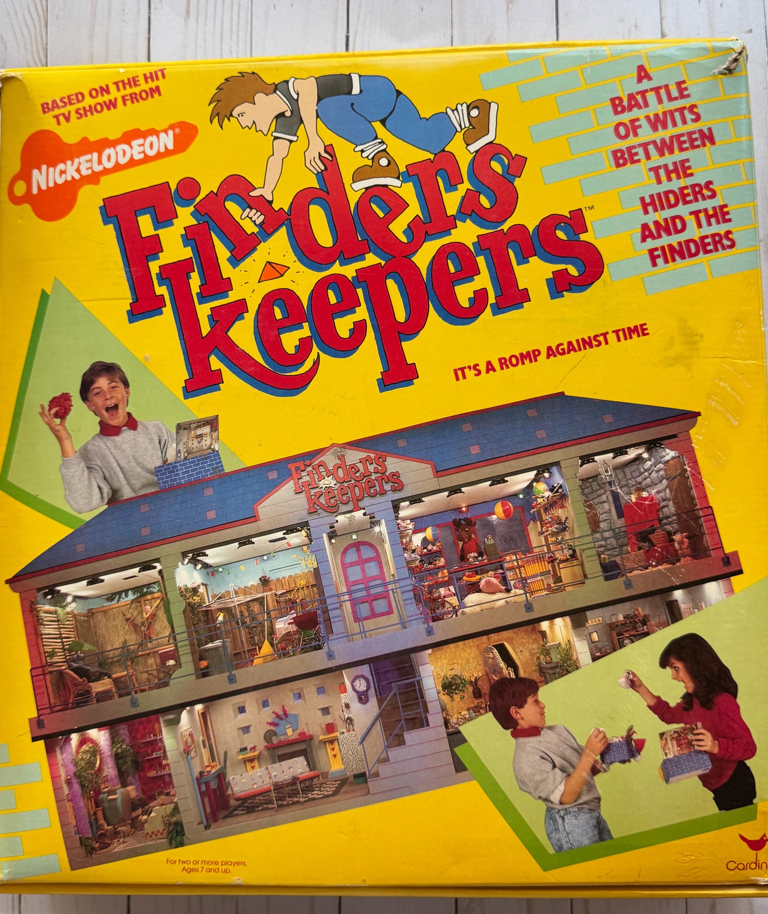 Vintage Nickelodeon Finders Keepers Game 1988