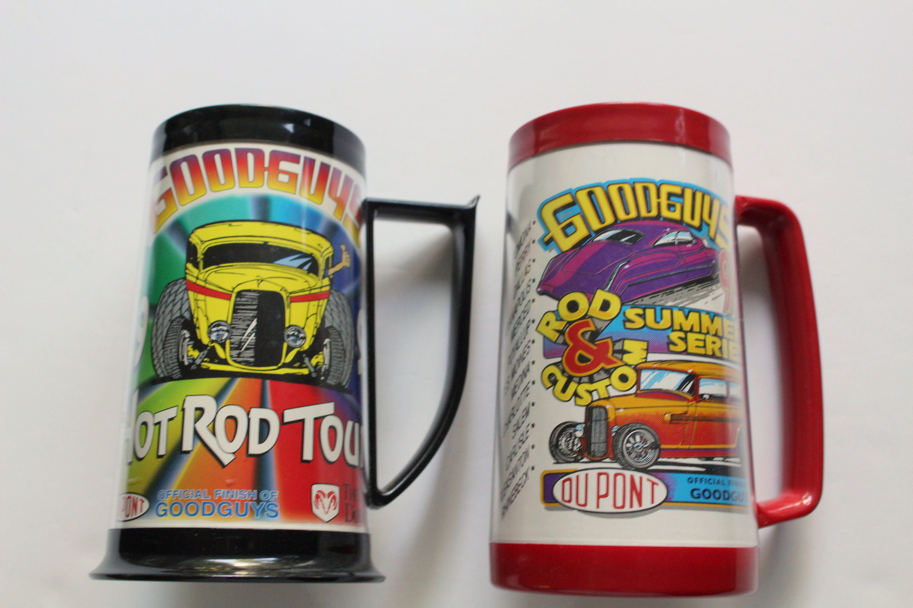 Vintage Pair of Good Guys Hot Rod Tour Car Show Plastic Stein Etsy