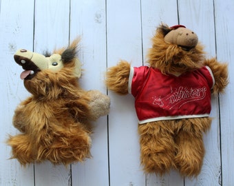 Vintage Burger King Alf Puppet With Alf Plush 1980s