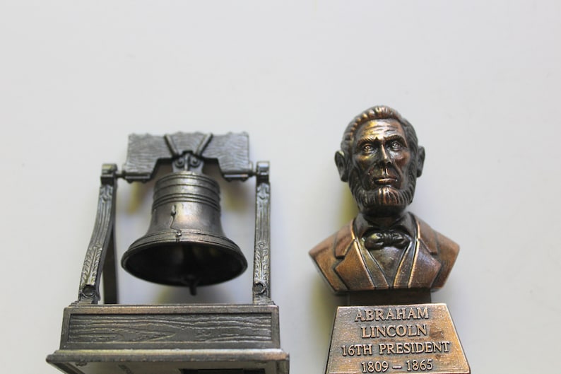 LINCOLN BUST BRONZE PENCIL SHARPENER NEW