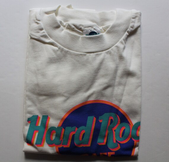T-shirt Vintage Hard Rock Café San Francisco – Blanc, Taille L – Occasion En Excellent état