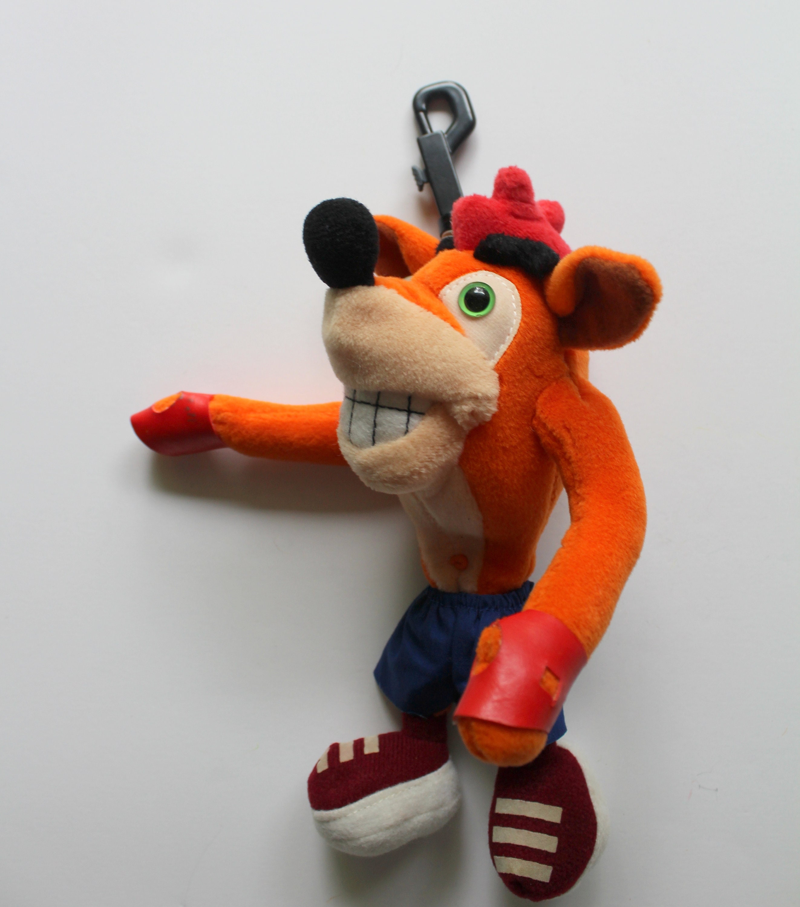 Vintage Resaurus Crash Bandicoot Plush Keychain 1998 Etsy