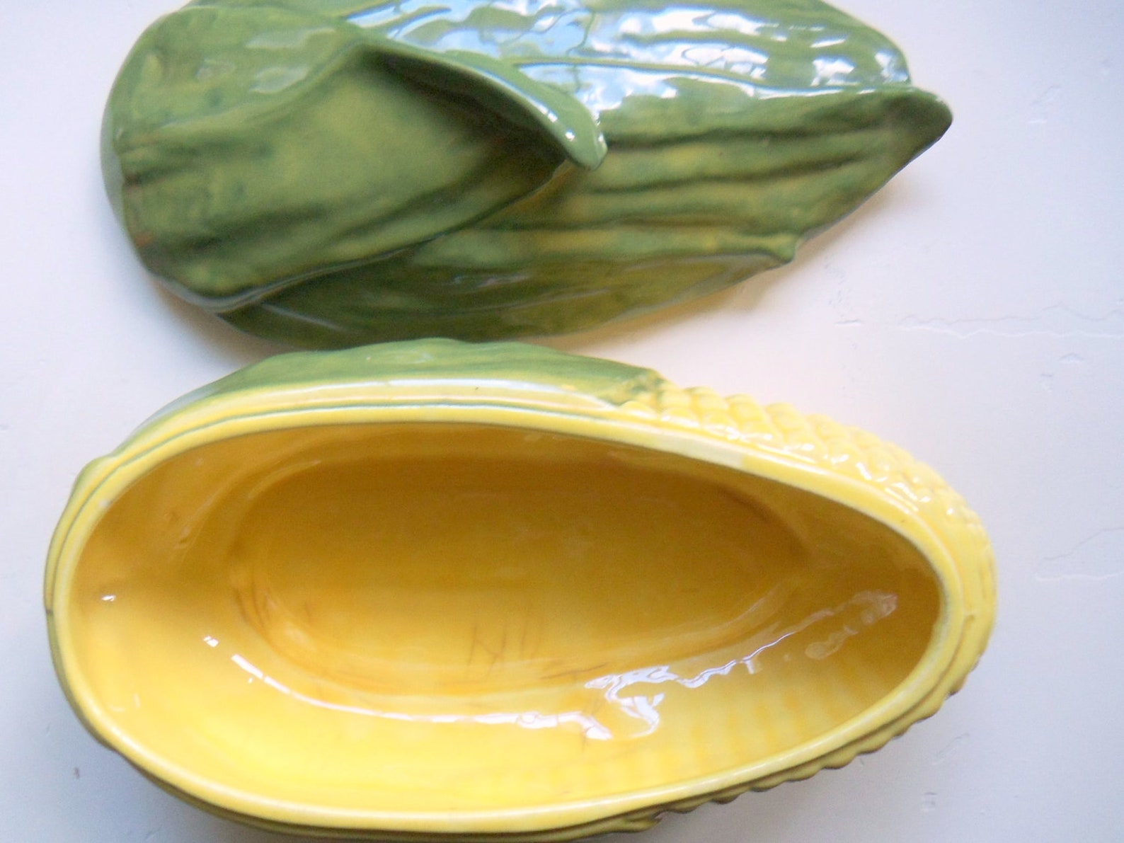 Vintage Shawnee King Corn Casserole Dish with 2 Corn Holders Etsy