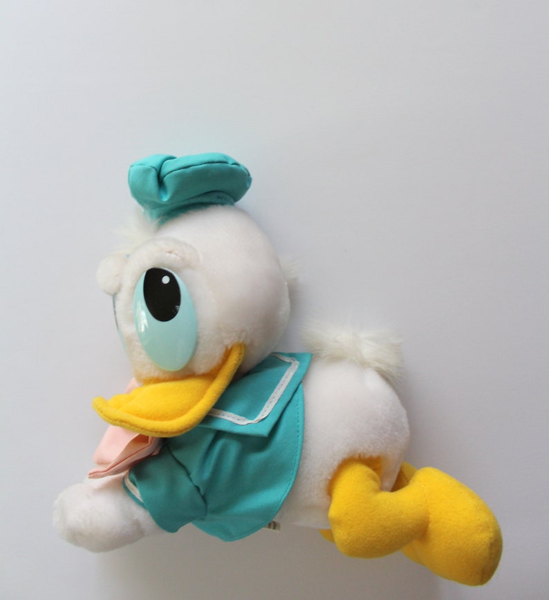 vintage donald duck stuffed animal