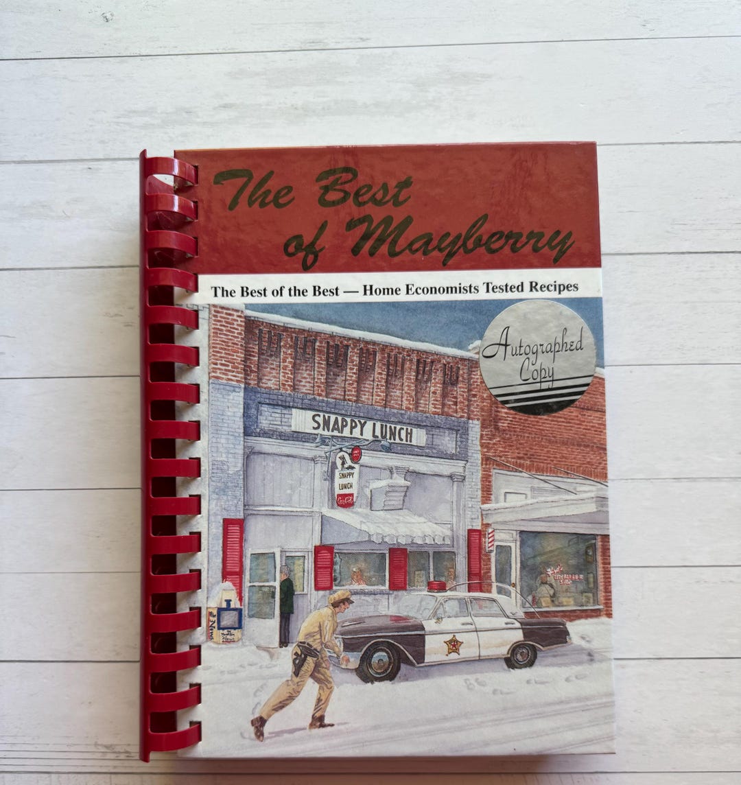 Vintage the Best of Mayberry Autographed Cookbook 1996 - Etsy