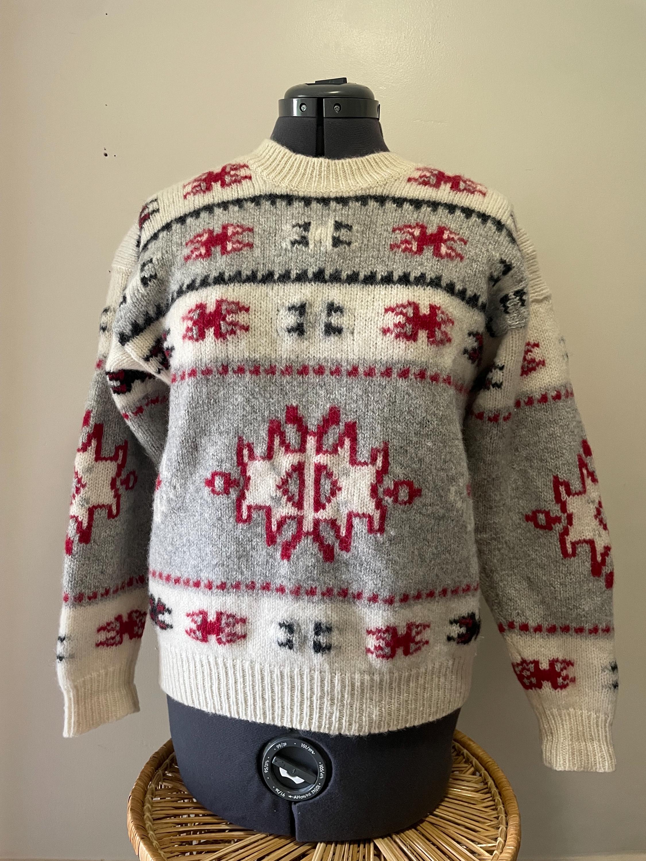 Vintage Woolrich Patterned Wool Sweater Size Small 1980s - Etsy Vintage Woolrich Patterned Wool Sweater Size Small 1980s - Etsy