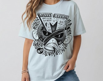 Retro 90s Monkey Wrench Shirt | Mutant Chimp Graphic Tee, Grunge Streetwear