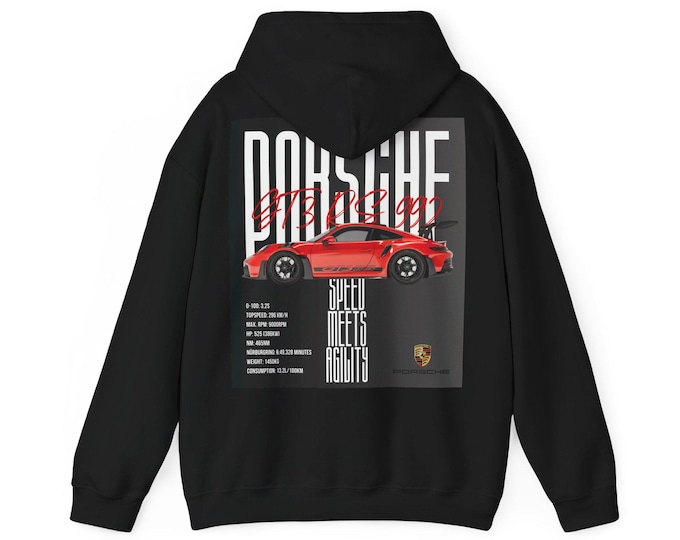Black Fury Porsche GT3 RS Hoodie