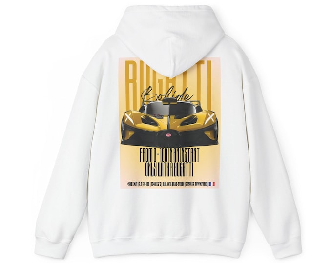 Bugatti Bolide White/Yellow Fury