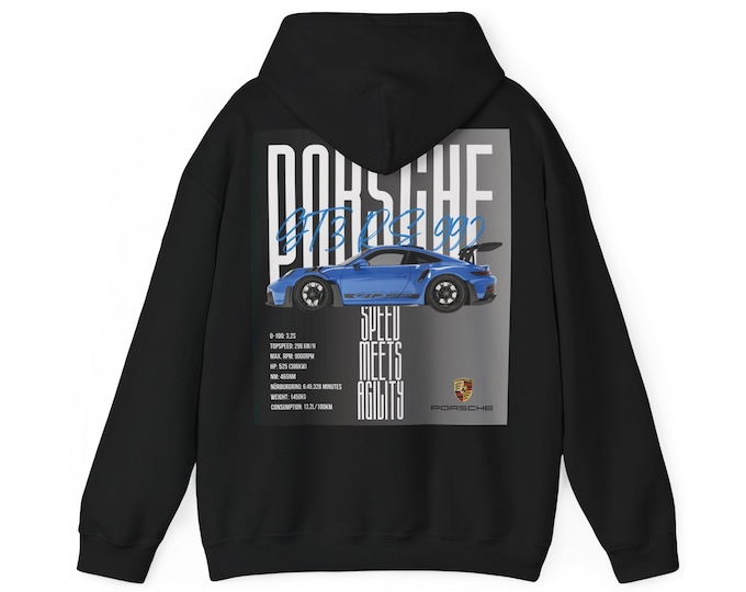 Black Fury Porsche GT3 RS Hoodie
