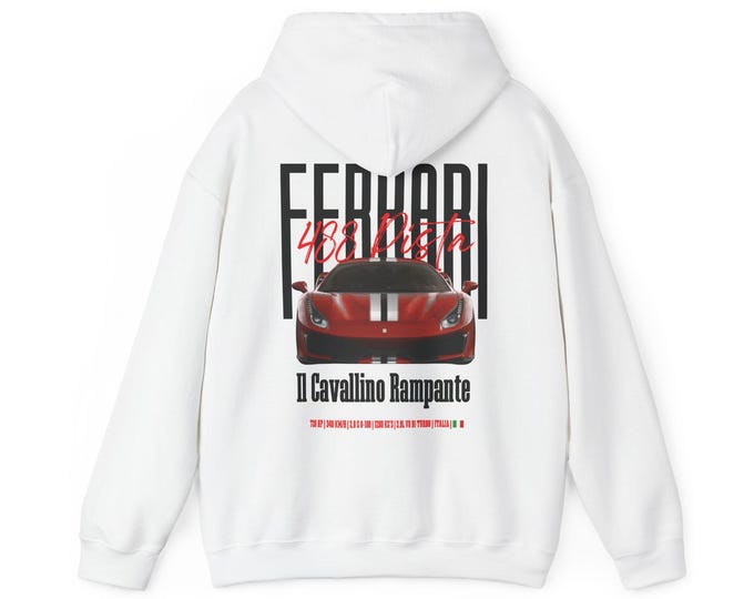 Ferrari 488 Pista Furious Hoodie