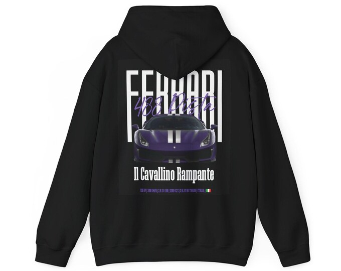 Ferrari 488 Pista Furious Hoodie