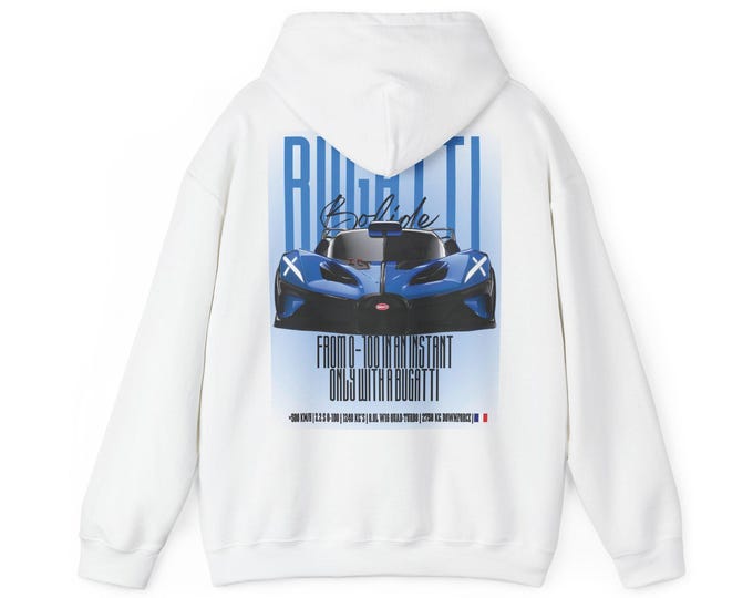 Bugatti Bolide White/Blue Fury