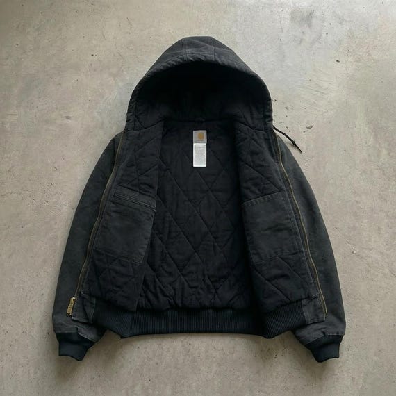 Carhartt J130 Active Jacket BLK - Etsy New Zealand