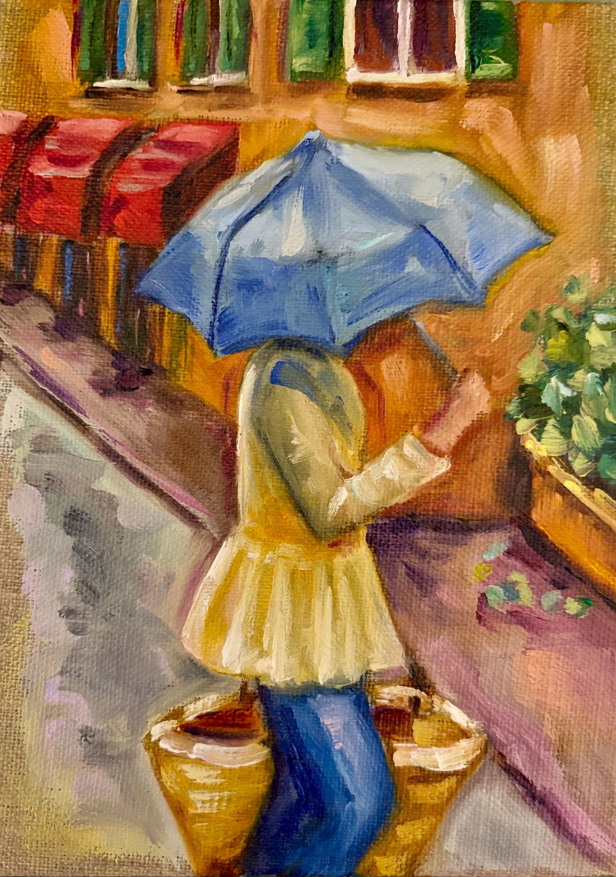 Original Oil Paintings Artwork Paris Streets - Etsy