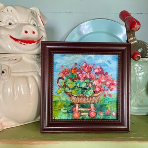 Geranium painting