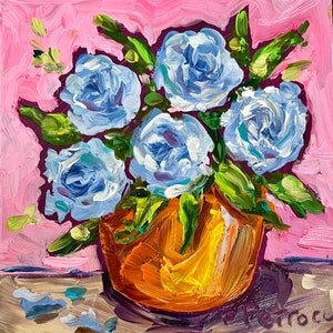 Small Floral oil painting