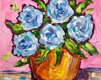 Small Floral oil painting