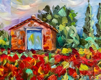 Garden shed painting