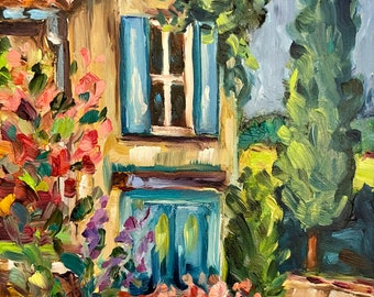 French chateau painting