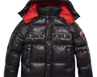Nouveau blouson bombardier américain Avirex pour homme, style avion, fait main en cuir de vachette véritable