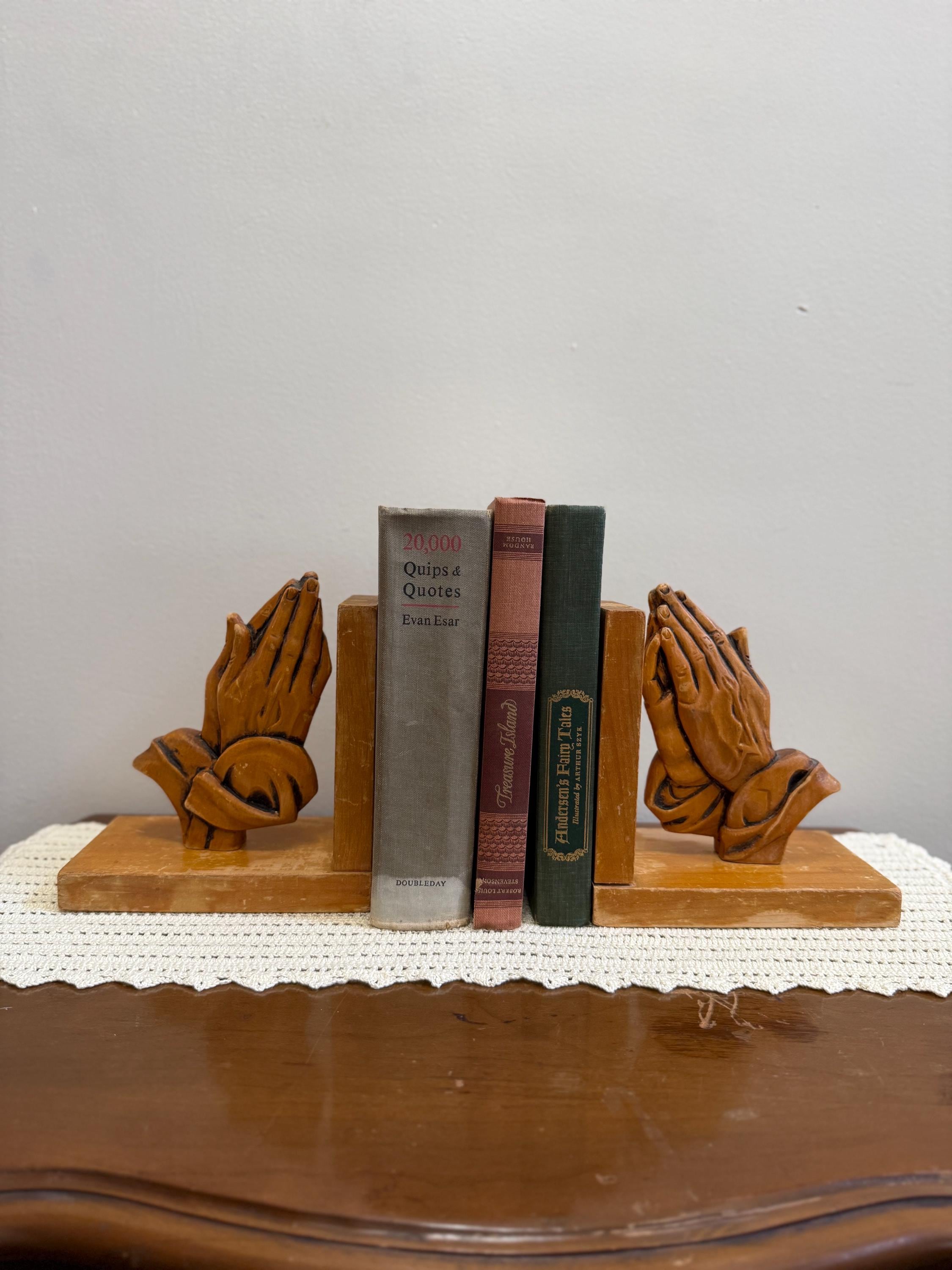 Praying Hand Bookends - Etsy
