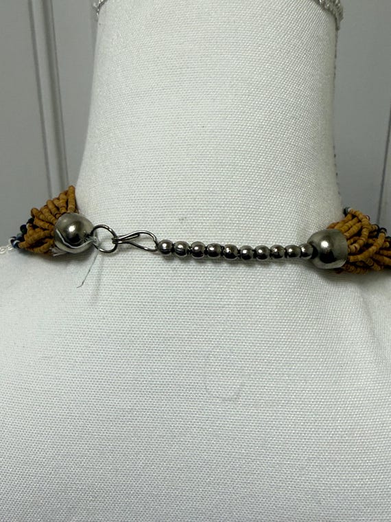 Boho Wood Bead Statement Necklace | Colorful Seed… - image 4